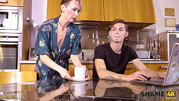 Preview 2 of Fun In Public - SHAME4K. Moms girlfriend cant say no when hot stud