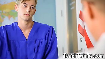 Preview 1 of Mom Hard Rap Anal - Young Jesse Lacroix and Taylor Garrett raw fuck in classroom