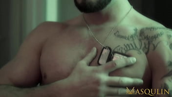 Preview 2 of X4xx V Masri - MASQULIN Voyeur Franky Maloney Masturbates While Jocks Fuck