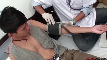 Preview 1 of Fuck With Granpa - Slim Asian amateur breeded for cumshot by his medic