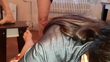 Preview 1 of Animals Sex Video Xxx - While my neighbor was doing cunnilingus to me,  my girlfriend masturbated her pussy with a vibrator - Lesbian Illusion Girls