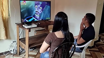 Preview 1 of Joi Spanish Talk - empleada y yo: Mi  linda empleada viene a mi casa mientras veo dragon ball y comiensa a chupar mi gran polla para que me la folle