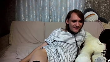 Preview 4 of Sexy Babe Twirling - full hour of femboy rainyair having fun on a live show