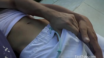 Preview 2 of Son Fors Mom In Bedroom Fuk - Handjob in the Quarry - Conor