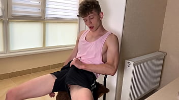 Preview 1 of Gay Fshion Lorn - My first Cum after 9 Days Abstinences / Creamy Fountain ! /big Dick / Uncut