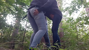 Preview 1 of Little Candy Flv - Three strangers in the forest - Lesbian Illusion Girls