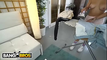 Preview 1 of Xnxxx 9 Sal Rap - BANGBROS - My Dirty Maid Blooper With The Very Cute Roma Amor