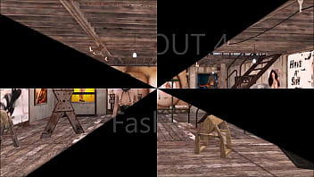 Preview 1 of Big Bob Ass Pussy - Fallout 4 Sporty Fashion on Fire