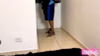 Preview 1 of Xxxx Video Hd 2019 Hindi - O Skatista Neg&atilde_o Arrombou A Loira Puta Trans - Nicolly Summers (COMPLETO NO RED E SHEER)