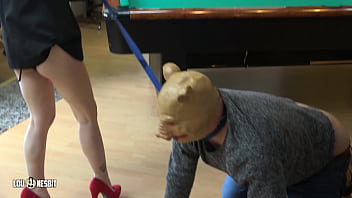 Preview 4 of Slave Colored Stage 26 - Petplay Lou Nesbit,  Lia Louise