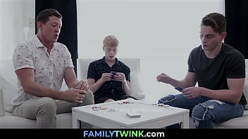 Preview 1 of Jav 18year Girl Faking - FamilyTwink.com ⏩ Tricky Stepdad Fuck his Offspring after Playing Poker - Pierce Paris