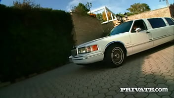 Preview 2 of Playboy Tv Foursome Sex In Limo - Aleska Diamond and Sabrina Sweet,  Anal Threesome in the Limousine