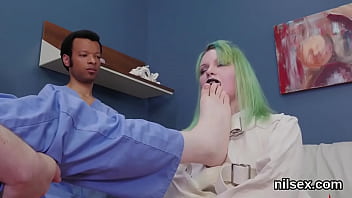 Preview 1 of Pissing Indian Aunt - Wacky kitten was brought in anal asylum for painful treatment