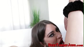 Preview 2 of Oma Thai - Busty bj teen skank deep throats dick