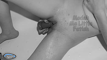 Preview 1 of Cooking Drilling Session - Strong Orgasm In The Bathroom Caused A Real Squirt She Peed During Orgasm,  My First Squirt