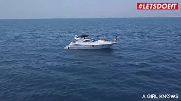 Preview 2 of Dirtiest Pornstars - LETSDOEIT - (Isizzu,  Marilyn Crystal,  Ginebra Bellucci) - The Perfect Lesbian Threesome On A One Million Dollar Yacht