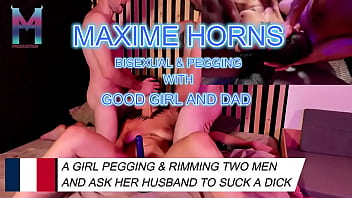Preview 4 of Virgin Real Sek Xxx - Raw passion with goodgirlanddad: deep rimming,  bi-exploration,  and vibrating pegging that leads to explosive orgasms. Don...
