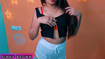 Preview 1 of Pig And Girls Xxx Videos - Horny indian pinky brown love&#039_s to play solo