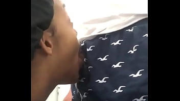 Preview 2 of American Vip Porn - Lightskin thot gives her pimp sloppy head
