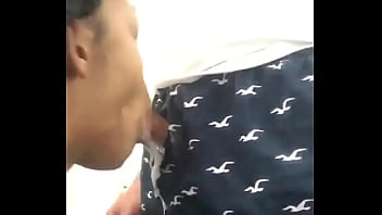 Preview 4 of American Vip Porn - Lightskin thot gives her pimp sloppy head