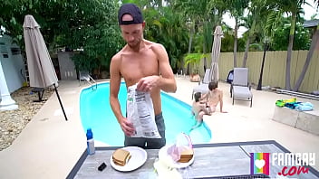 Preview 3 of Pakistani Xnxx Xxx - Patriotic Pool Party Jake Lawrence,  Ryan Kneeds,  Dakota Lovell