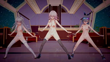 Preview 2 of Aunti Porn Hindi - Honkai star rail Clara&amp_March 7th&amp_Silverwolf hentai mmd