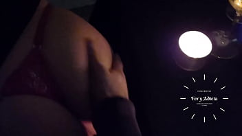 Preview 4 of Anal Finger Punishment - Fer y Adicta noche romantica