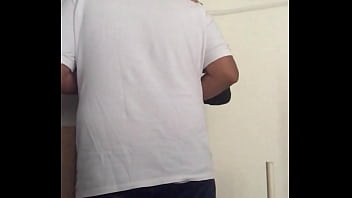Preview 1 of Saran Wrap Facesit - Kissing In The Office