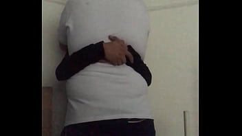 Preview 4 of Saran Wrap Facesit - Kissing In The Office