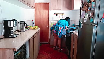 Preview 1 of Mom And Son Xxxxx Video Download - My stepmother is very sexy when she cooks,  I couldn&#039_t resist fucking her in the kitchen.