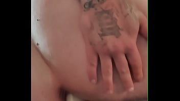 Preview 2 of Bath Bondage Of Roped And Gagged - Pretty pink ass
