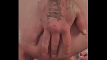 Preview 3 of Bath Bondage Of Roped And Gagged - Pretty pink ass
