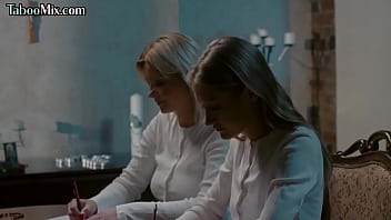 Preview 1 of Sperm Full Pussy - Kinky les fingering pussy and asshole in sapphic couple