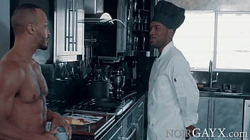 Preview 1 of Force Son His Mom - Personal Chef Serves His Dick For Breakfast - Aaron Reese,  Dillon Diaz