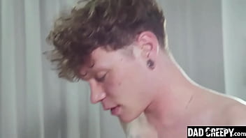 Preview 2 of Morcow Sex - Skinny Stepson Had to Suck His Step Daddy&#039_s Dick