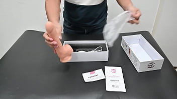 Preview 2 of Love Arab Sex - test the dildo with charging remote control vibration and heating function to see the quality from the Chinese factory.