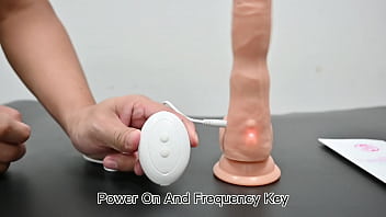 Preview 3 of Love Arab Sex - test the dildo with charging remote control vibration and heating function to see the quality from the Chinese factory.