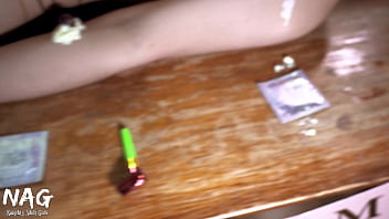 Preview 1 of L Car - Naughty Adult Girls Team ORGY - Jade&#039_s Birthday