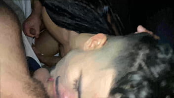 Preview 3 of Embarrassed Teen Bukkake - Encontrando Rico Marlon no banheiro