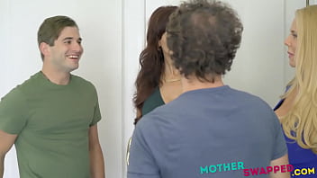 Preview 1 of Asian Sex Diary Dewi - Lonely Stepmoms Swap Sons- Karen Fisher,  Syren De Mer