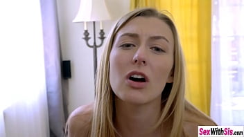Preview 1 of Young Student And Old Teacher - Stepsis Alexa Grace celebrated while she riding on stepbrothers big cock