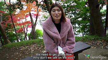 Preview 1 of Bokep Kalteng - Twenty Japanese Tokyo office girl Miku Kanno first time in adult video shows us her pussy and takes a cock in her pink pussy doggy style - MUST SEE 4K [part 1]