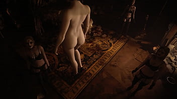 Preview 4 of Porno 1980 - Resident Evil 8 Village Dimitrescu Reshape and Underwear Lingerie