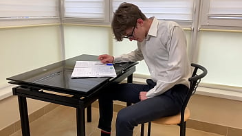 Preview 1 of Simple Huge - Boy Wanking &amp_ he is too Horny for Study / Big Dick(23cm)/Uncut