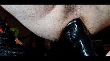 Preview 3 of Lame Land Se Chudai - Assplay 17,  Two fisting dildos in my ass for the first time!