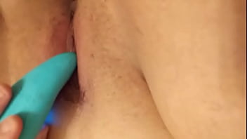 Preview 2 of Hit Sexy Giral - Cute teen Autumn Minxx plays with her little pussy after steamy shower