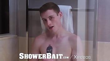 Preview 1 of Emmy Rossium - ShowerBait Soapy Suds Shower Fuck Compilation