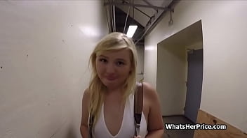 Preview 2 of Stoya Erik - Fucking thicc broke blonde teen for money