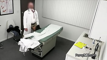 Preview 4 of Eroctic Massage - Ebony babe blows doctor for better results