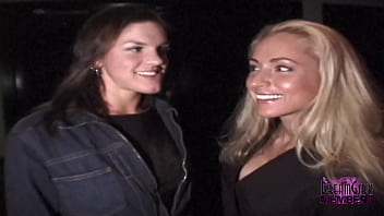 Preview 1 of 1 Boy Sexwith1 Aunty - Two Smoking Hot Chicks Flash And Lick Pussy In Public